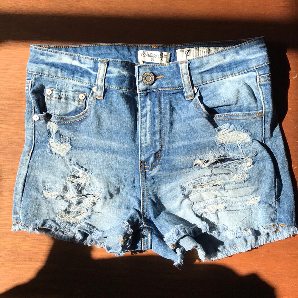Indigo reign Jean shorts